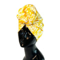Miniatyrbilde 4 av 10: Knyttet Head Wrap Hodehette HVIT white