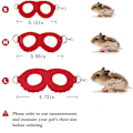 Miniatyrbillede 2 af 8: 3 Stk Hamster Bryststrop Egern Snor Træk Reb SORT Black