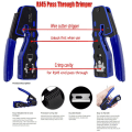 Miniatyrbillede 2 af 10: Tang Crimp Tool RJ45 Pass Through