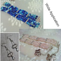 Miniatyrbillede 4 af 4: Rektangel afstandsstang Metalperler Multi Strand Connector Link