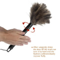 Miniatyrbillede 3 af 7: Struds Feather Duster Dust Brush Rengøringsartikler