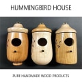 Miniatyrbillede 5 af 10: Hummingbird House Hummingbird Nest C C C