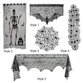 Miniatyrbild 9 av 10: Cobweb Duk Bat Table Runner STYLE 2 STYLE 2 Style 2
