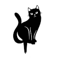 Miniatyrbild 1 av 10: Kattmetallstatyer Trädgårdsprydnader E E E