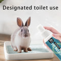 Miniatyrbild 3 av 10: Små djurtillbehör Toalett Kanin kattlåda VIT L white L