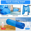Miniatyrbilde 5 av 10: Cold Sports Towel Fitness Cool Towel D D D