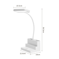 Miniatyrbillede 2 af 10: LED Bordlampe Læselys Lampe BLÅ Blue