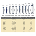 Miniatyrbilde 4 av 10: 10 STK/sett Nøkkelnøkkel METRISK TYPE METRISK TYPE Metric Type