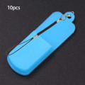 Miniatyrbillede 1 af 10: 10 Stk U Disk Opbevaring Case U Disk Cover BLÅ blue