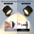 Miniatyrbilde 6 av 10: LED Vegglampe Leselys Nattelys HVIT RGB HVIT RGB White RGB