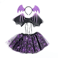 Pikkukuva 1 / 10: Bat Wings -setit Halloween Cosplay -asu 4 3 kpl / set 4 3 kpl / set 4 3pcs/set