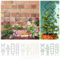 Miniatyrbillede 6 af 10: 4 STK Plantespalier Stueplante Rattan Stativ SORT black