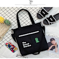 Miniatyrbillede 1 af 10: Student Tutorial Taske Totes Shopper Tasker SORT Black