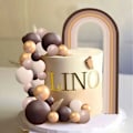 Miniatyrbillede 3 af 10: Kage Topper Bolde Regnbue Kage Toppers KAFFE Coffee