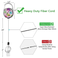 Miniatyrbilde 3 av 9: Butterfly Lanyard Clip navnelappholder STYLE-3 STYLE-3 Style-3