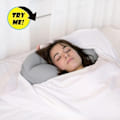 Miniatyrbild 8 av 9: Nackkuddar för sovkuddar Memory Foam GRÅ Grey