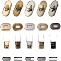 Miniatyrbillede 3 af 4: 15 stykker Twist Lock Fastener Pung Turn Locks Clasp Bag