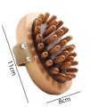 Miniatyrbillede 2 af 10: Massagebørste hårkam 2 2 2