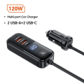 Miniatyrbilde 1 av 10: USB billader Biltelefonlader Biladapter