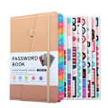 Miniatyrbillede 1 af 10: A5 Password Book Password Keeper Book 04 04 04