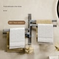 Miniatyrbild 8 av 10: Roterande handdukshållare Badhanddukshållare WHITE 4 STÖN 4 STÖN white 4 rods-4 rods