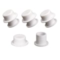 Miniatyrbillede 10 af 10: 4 STK Skruer Caps til Bogg Bag Strandtasker Tilbehør HVID White