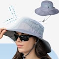 Miniatyrbilde 9 av 10: Sommersolhatt Bøttehatter LYSGRÅ light grey