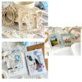 Miniatyrbillede 6 af 10: Hul præget fotoramme DIY Craft Cardstock Paper 3 3 3