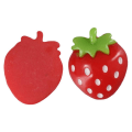 Miniatyrbillede 3 af 10: 50 stk Strawberry Flatback Charms Flatback Beads Mini Frugt