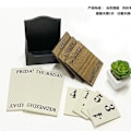 Pikkukuva 5 / 6: Perpetual Calendar Wooden Blocks Calendar Desk Sisustus
