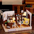 Miniatyrbillede 3 af 10: Miniature Dukkehuse Kit Dukkehus 1 1 1