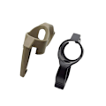 Miniatyrbillede 7 af 9: Finger Ring Lommelygter Holder SORT Black
