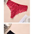 Miniatyrbilde 3 av 10: 2 STK Truser for kvinner Dametruser RED M red M