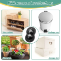 Miniatyrbillede 6 af 6: 4 Stk Mini Hjul Hjul Dobbelt Perle Universal Hjul Apparat