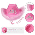 Miniatyrbilde 10 av 10: Cowboyhatt Fluffy Feather Boa 3 3 3