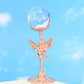 Miniatyrbillede 5 af 9: Angel Display Base Holder Krystalkugle Display Stand GULD Gold