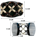 Pikkukuva 2 / 9: Double Row Comb -hiuskampa C C C
