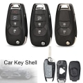 Miniatyrbillede 5 af 10: Fjernnøglekasse Bilnøgleskal 4 KNAPPER 4 KNAPPER 4 Buttons