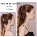 Miniatyrbillede 7 af 10: Sløjfe Ovale Bananclips Matte Hårklemmer SORT STIL 1 STIL 1 Black Style 1-Style 1