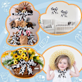 Pikkukuva 6 / 7: 2 rullaa 10 jaardia Cow Print Ribbon Wired Cow Print Wired Edge