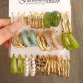 Miniatyrbilde 6 av 10: Twist Chain øredobber Enkel øredobber C C C