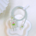 Miniatyrbilde 2 av 10: 2Sett Datakabel Winder Lader Adapter Case BUTTERFLY BUTTERFLY Butterfly