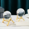 Miniatyrbilde 6 av 10: Crystal Ball Display Base Metal Branch Stand SILVER L Silver L