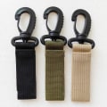 Miniatyrbilde 5 av 10: 4 stk Webbing ryggsekk stropp Quickdraw karabinkrok KHAKI STYLE 1 Khaki Style 1-Style 1