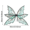 Pikkukuva 3 / 10: Fairy Wings Butterfly Wings MUSTA Black