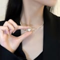 Pikkukuva 5 / 10: Sydän riipus kaulakoru solkiluun ketju kaulakoru sydänmagneetti