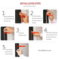 Miniatyrbild 4 av 10: 5 / 10m Seal Strip Window Window Draft Excluder BLACK 10M I Black 10m-I