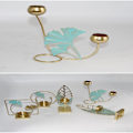 Miniatyrbillede 5 af 10: Blue Leaf Lysestage Lysestage E E E