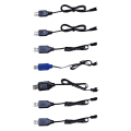 Miniatyrbillede 4 af 10: 5 stk Ladekabel Sm Interface Kabel Oplader 6V SM KONNEKTOR 6V SM connector
