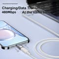 Miniatyrbilde 3 av 8: USB Type C til Lighting-konverter Telefonadapter SØLV Silver